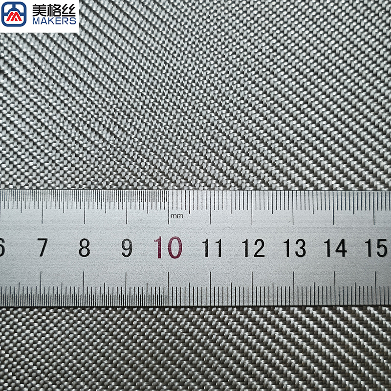 0.2mm twill weave 200gsm Quartz fiber fabric quartz fiber material composite for aerospace