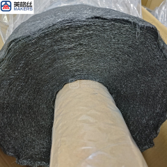 40gsm 12K Carbon Fiber needle Felt mat carbon fiber surface felt Carbon fiber soft felt China manufacturer