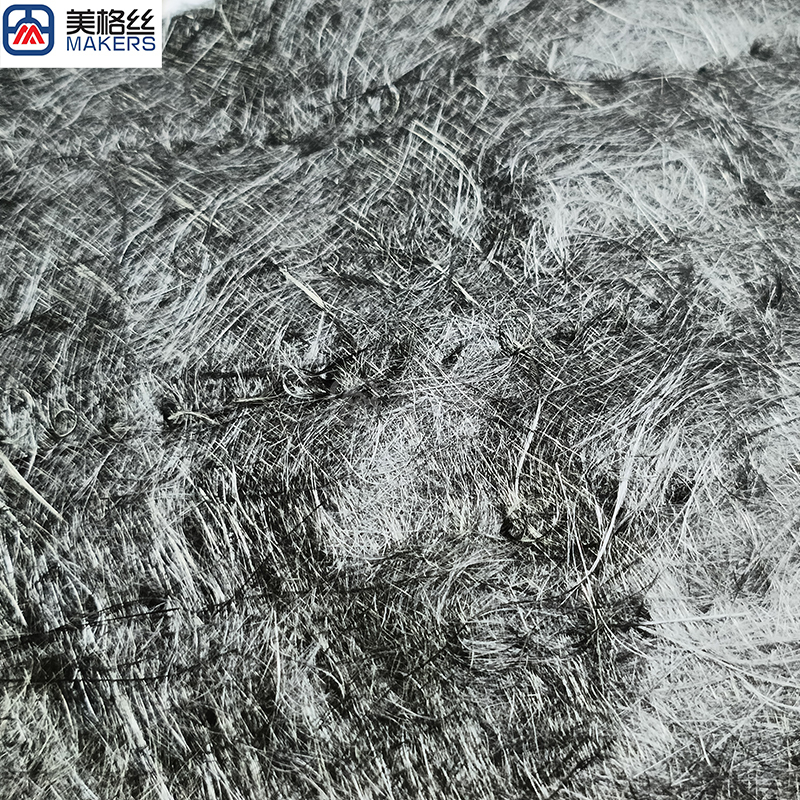 40gsm 12K Carbon Fiber needle Felt mat carbon fiber surface felt Carbon fiber soft felt China manufacturer
