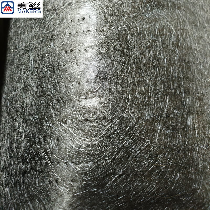 40gsm 12K Carbon Fiber needle Felt mat carbon fiber surface felt Carbon fiber soft felt China manufacturer