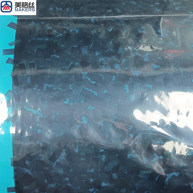 12K 300gsm 11-12mm forged carbon fiber fabric prepreg cloth China factory carbon fiber supplier pre impregnated carbon fiber