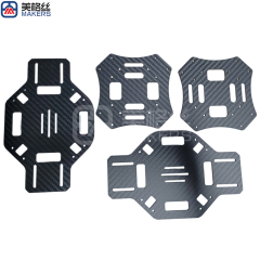 Different customized size CNC carbon fiber plate matte plain/twill weave carbon fiber sheet plate drones China manufacturer carbon fiber laminates