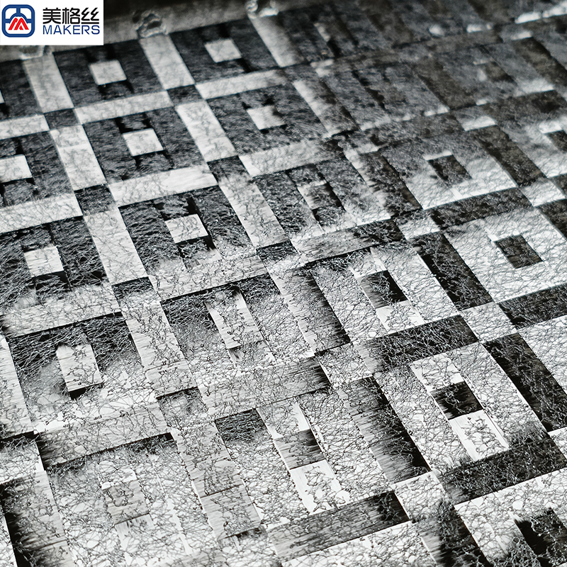 12K 回 pattern formed/stabilized spread tow carbon fiber fabric dry carbon fiber cloth manufacturers Woven Cloth