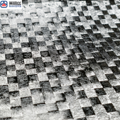 12K 200gsm cross pattern 8x8mm formed/stabilized spread tow carbon fiber fabric dry carbon fiber cloth