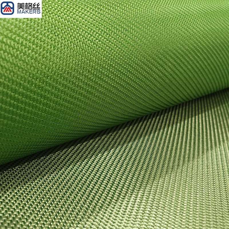 3K 320gsm green electroplated fiberglass fabric fiberglass cloth fiberglass materials