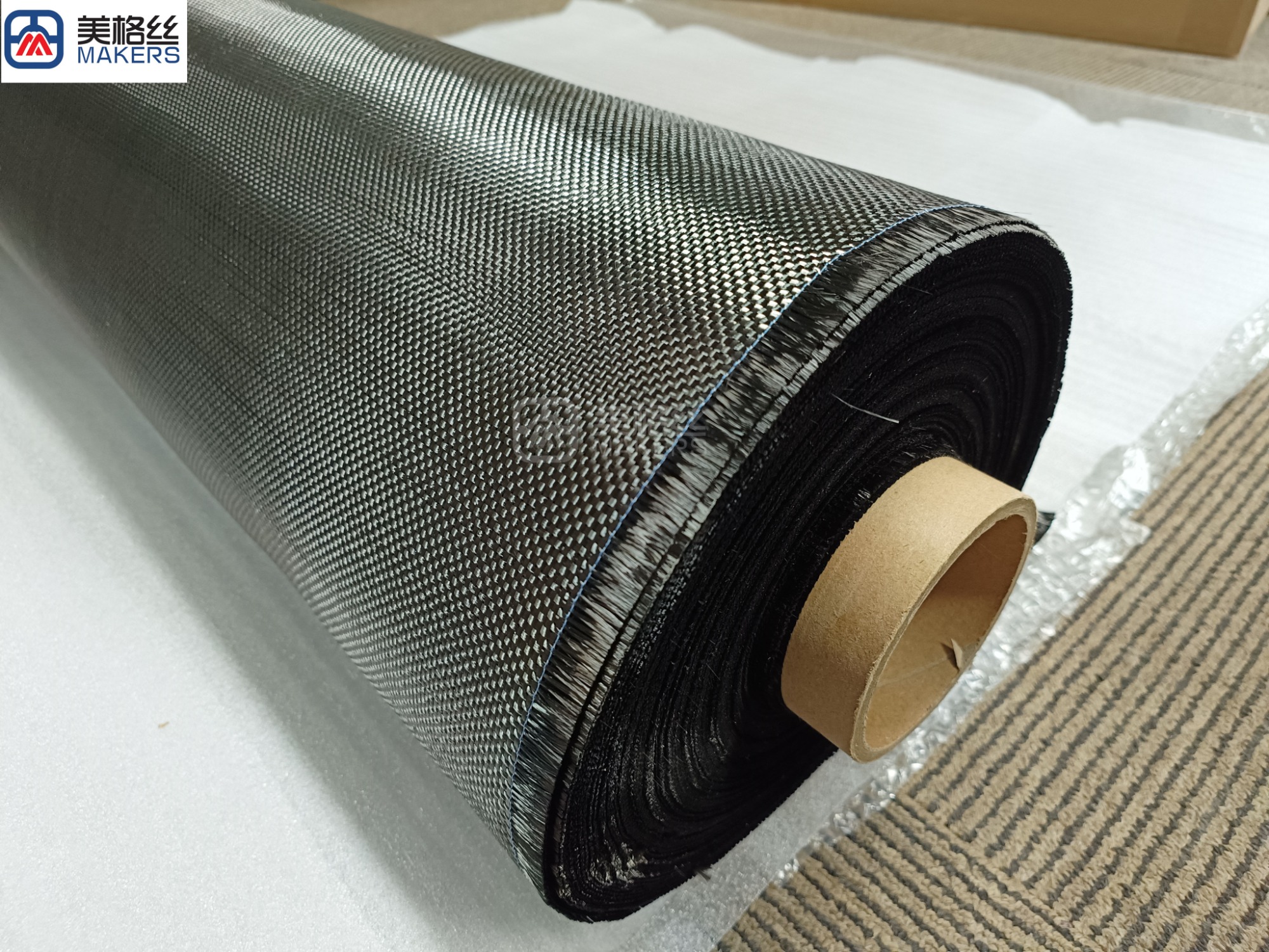 Hot sell in stock 3K 200gsm plain weave carbon fiber fabric cloth dry carbon fiber CHINA yarn TORAY yarn TAIRYFIL yarn