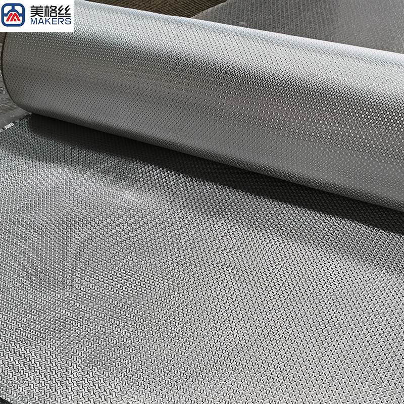3K 220gsm coffee bean pattern sliver Electroplated fiberglass fabric fiberglass cloth fiberglass materials jacquard cloth