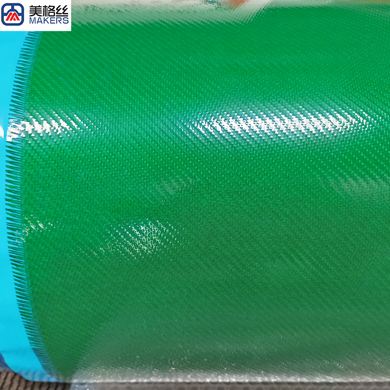 3K 320gsm twill green electroplated fiberglass fabric prepreg fiberglass cloth fiberglass materials