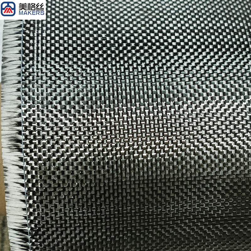 Hot sell in stock 3K 200gsm plain weave carbon fiber fabric dry carbon fiber cloth carbon fiber wrap China manufacturer