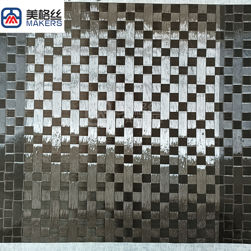12K 200gsm cross pattern spread tow carbon fiber fabric dry carbon fiber cloth