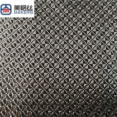 3k 240g floral pattern jacquard carbon fiber fabric in black