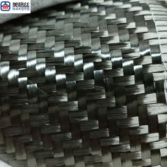 12K 400gsm twill weave carbon fiber fabric cloth dry carbon fiber China yarn Toray yarn carbon fiber roll factory