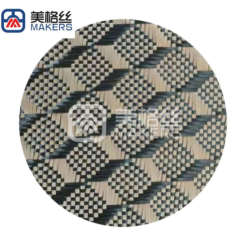 3k 240g 3D cube pattern jacquard golden carbon fiber fabric dry carbon fibre cloth