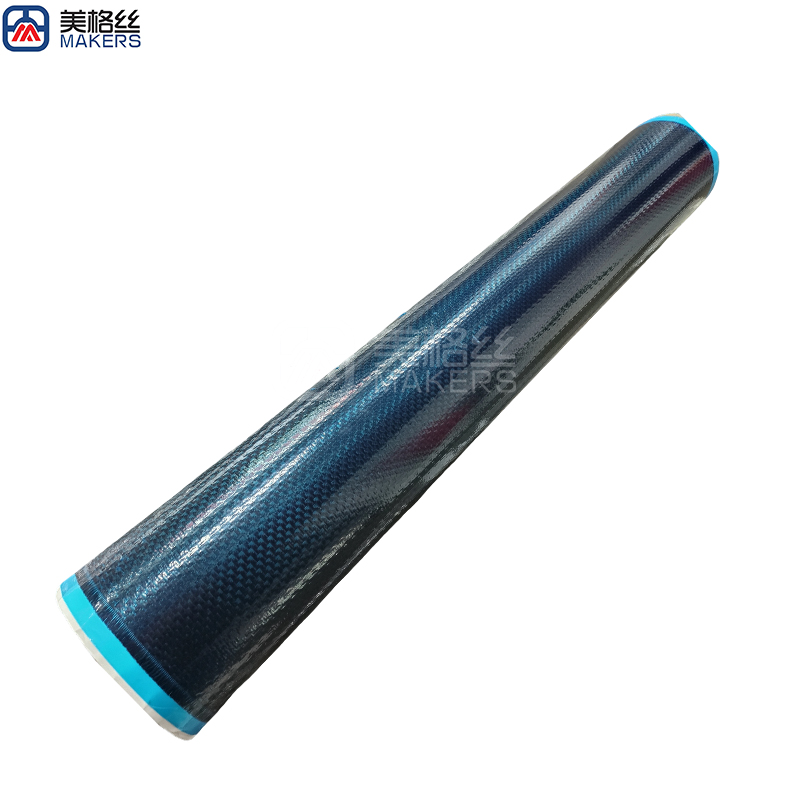 3K 280gsm plane pattern black carbon fiber fabric prepreg cloth China factory carbon fiber supplier