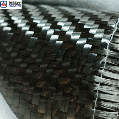 12K 400gsm twill weave carbon fiber fabric cloth dry carbon fiber China yarn Toray yarn carbon fiber roll factory