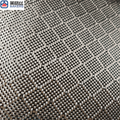 3K 240gsm A Pattern Jacquard Carbon Fiber Fabric dry carbon fibre cloth