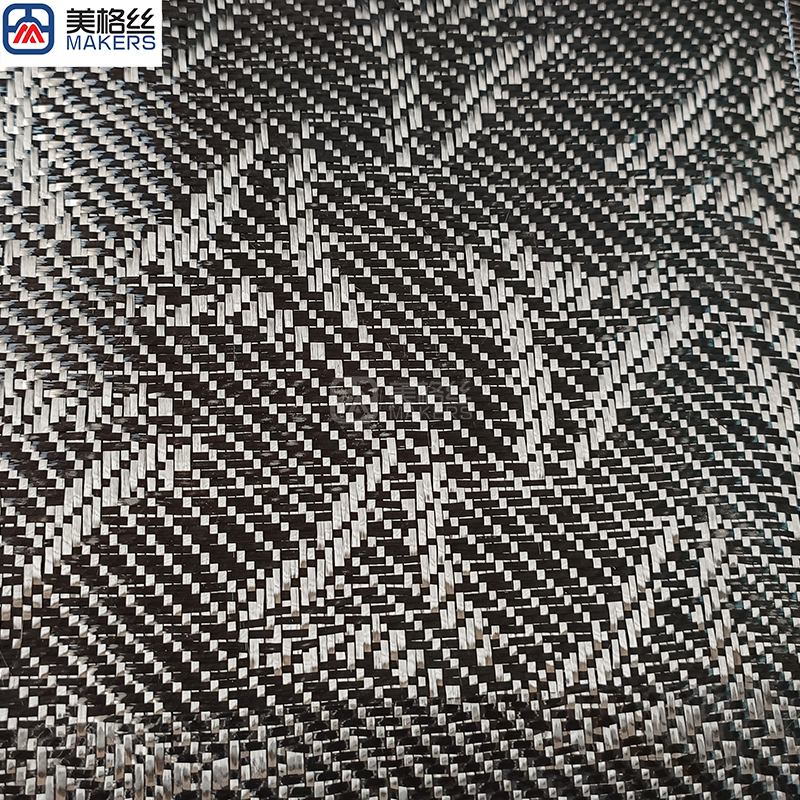3k 240gsm windmill pattern black carbon fiber fabric dry jacquard carbon fiber cloth material