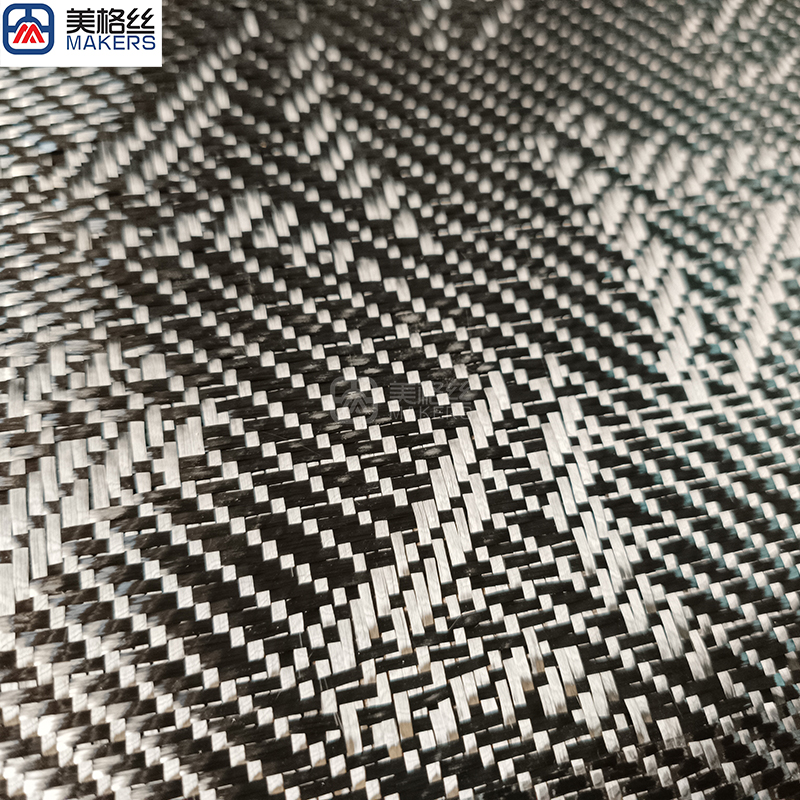 3k 240gsm windmill pattern black carbon fiber fabric dry jacquard carbon fiber cloth material