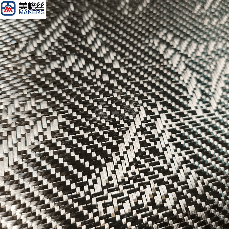 3k 240gsm windmill pattern black carbon fiber fabric dry jacquard carbon fiber cloth material