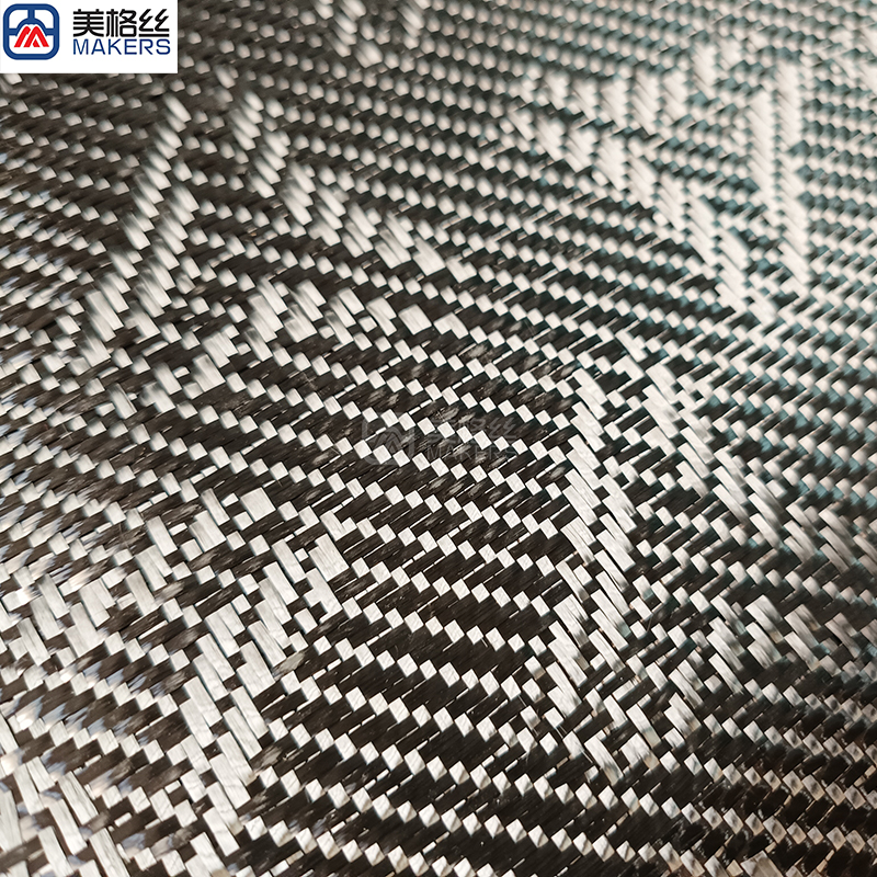 3k 240gsm windmill pattern black carbon fiber fabric dry jacquard carbon fiber cloth material