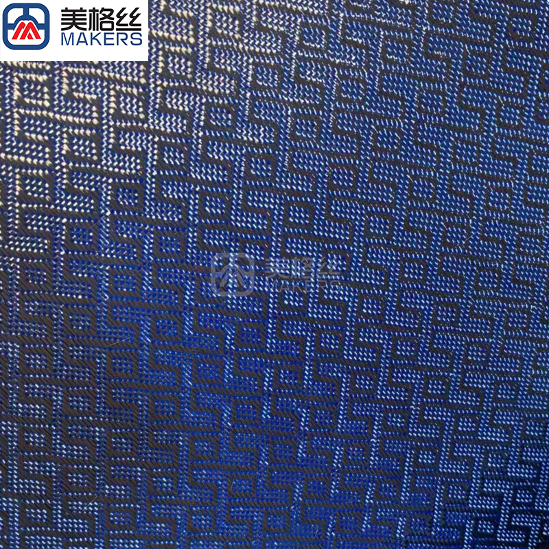 3k 240gsm "I' pattern blue carbon fiber fabric jacquard carbon fiber cloth aramid kelvarmaterial unique woven pattern