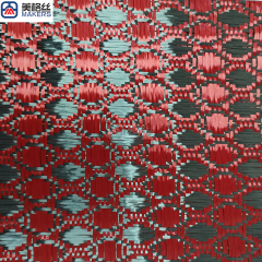 3k 240gsm cat's eye pattern jacquard carbon fiber/kevlar hybrid fabric in red