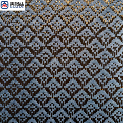3k 240gsm stamen pattern blue carbon fiber fabric jacquard carbon fiber cloth aramid kelvar hybrid unique woven pattern