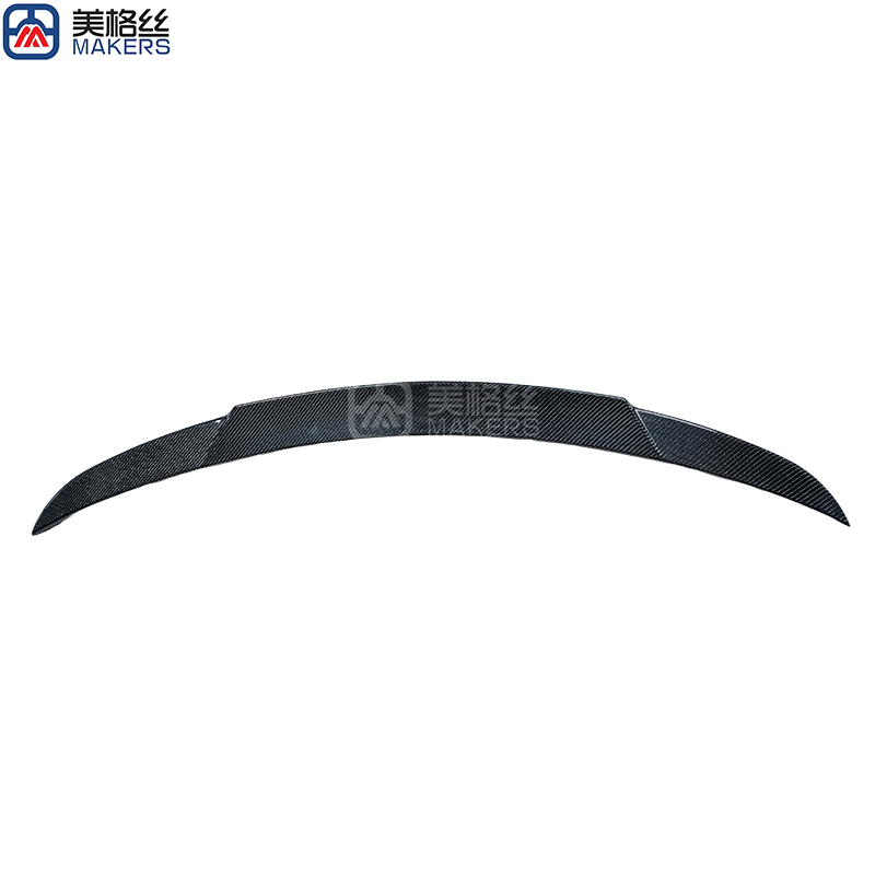 custom twill weaving carbon fiber Automotive rear wing car spoilers real carbon fibre