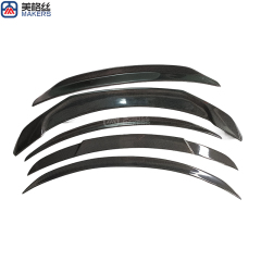custom twill weaving carbon fiber Automotive rear wing car spoilers real carbon fibre