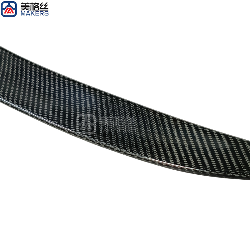custom twill weaving carbon fiber Automotive rear wing car spoilers real carbon fibre