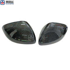 custom twill weaving carbon fiber Automotive Rearview mirror protective case real carbon fibre