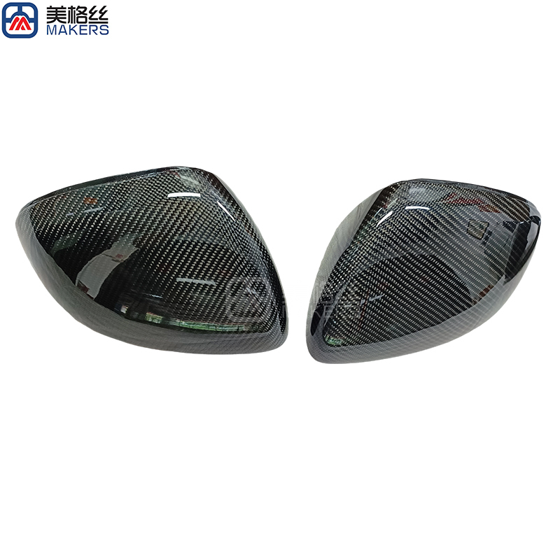 custom twill weaving carbon fiber Automotive Rearview mirror protective case real carbon fibre