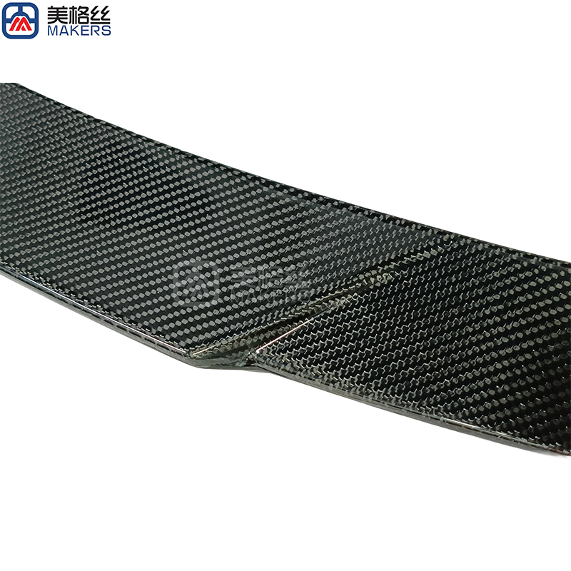 custom twill weaving carbon fiber Automotive rear wing car spoilers real carbon fibre