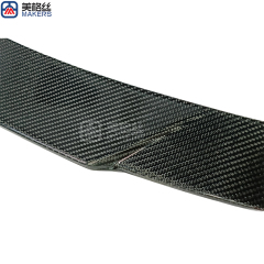 custom twill weaving carbon fiber Automotive rear wing car spoilers real carbon fibre