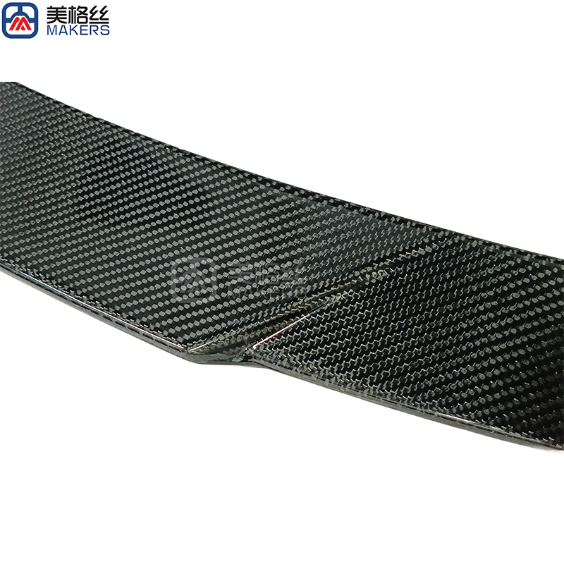 custom twill weaving carbon fiber Automotive rear wing car spoilers real carbon fibre