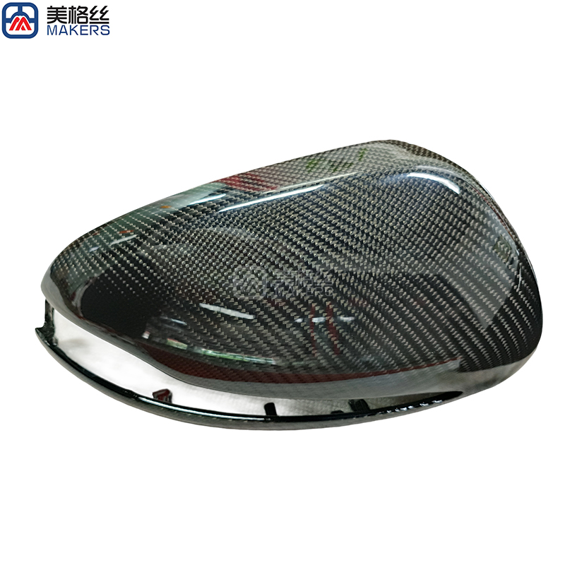 custom twill weaving carbon fiber Automotive Rearview mirror protective case real carbon fibre
