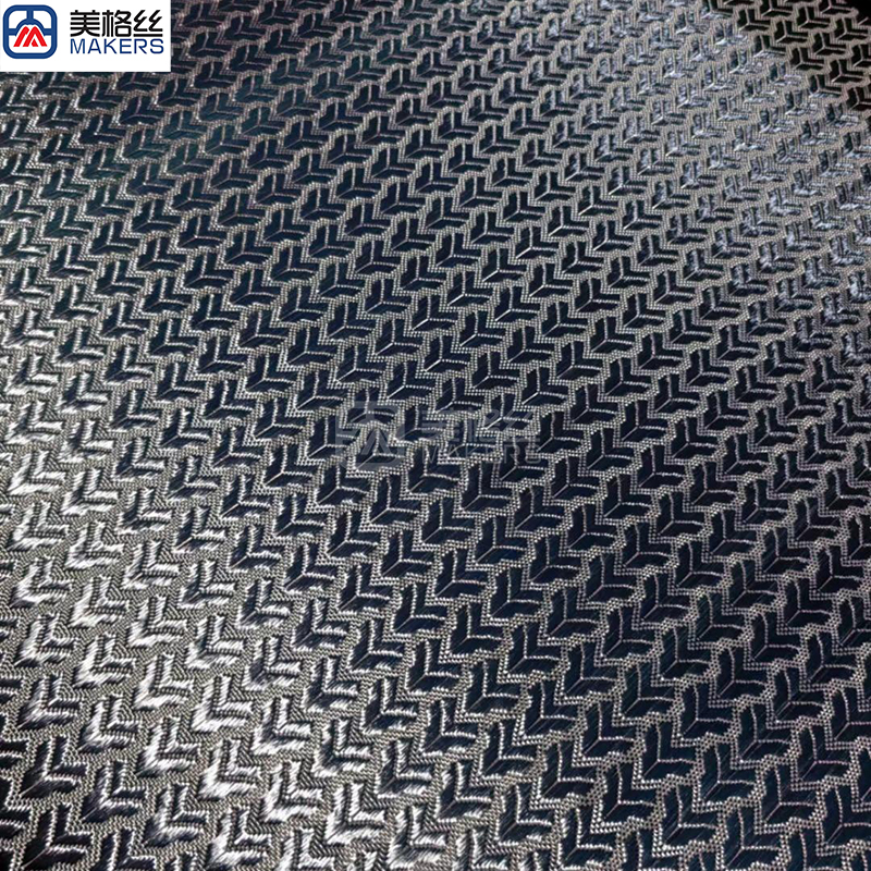 high quality 3k 240gsm Y pattern carbon fiber fabric dry jacquard carbon fiber cloth roll special pattern
