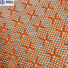 flexible 3k 240gsm X pattern orange jacquard carbon fiber/aramid kevlar hybrid woven fabric