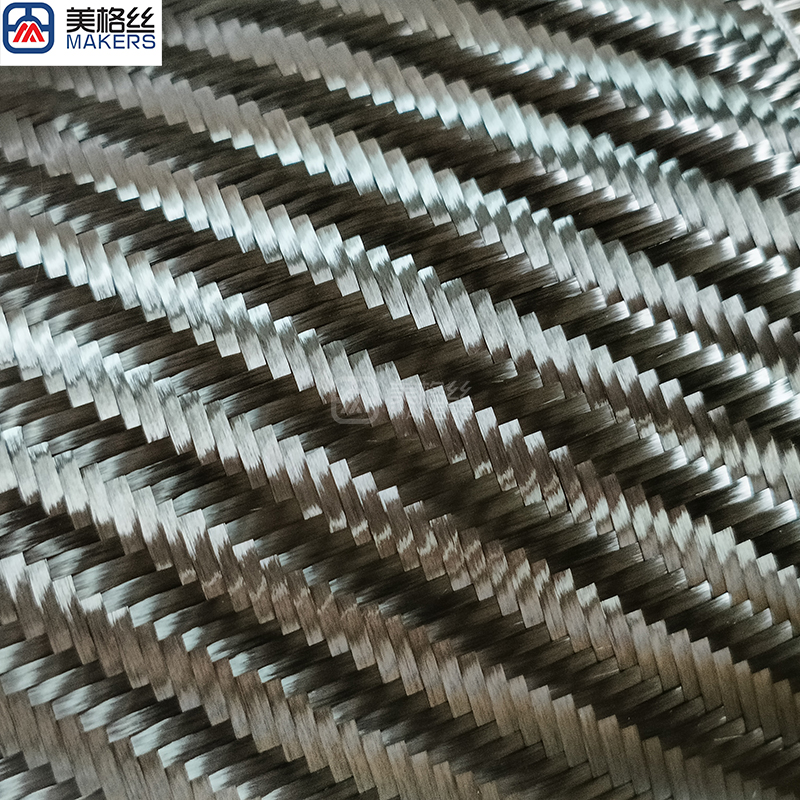 3K 280gsm double twill carbon fiber fabric woven fabric in black