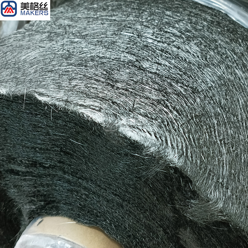 100gsm 12K Carbon Fiber needle Felt mat carbon fiber surface felt Carbon fiber soft felt