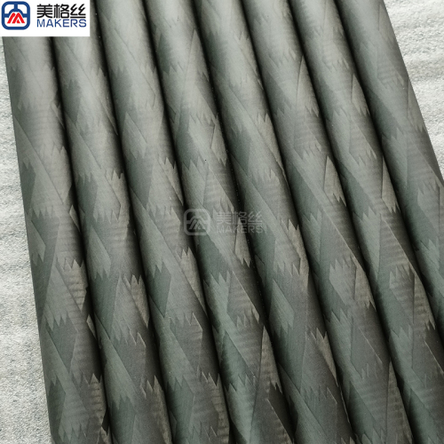custom patterned carbon fiber tubes various sizes available