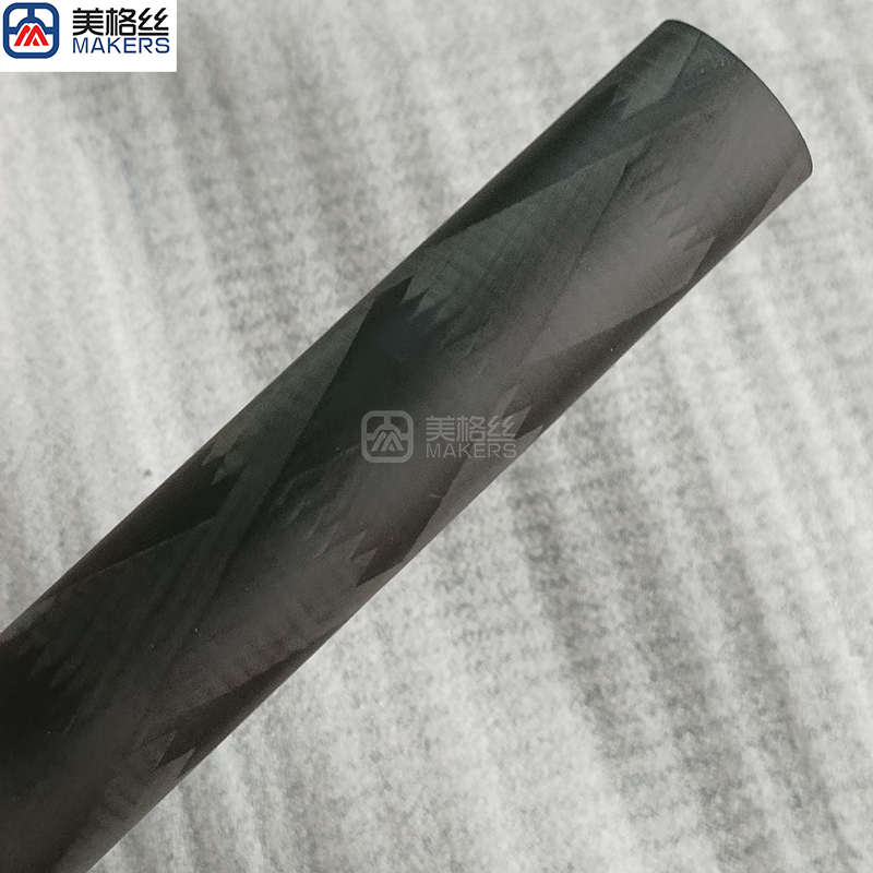 custom patterned carbon fiber tubes various sizes available