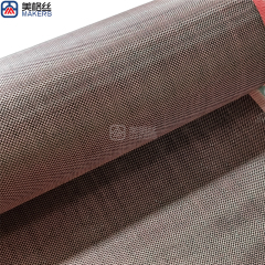 Exclusive 1k 100gsm plain weave pink/black carbon fiber LCP hybrid fabric