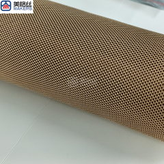 colored kevlar 1500D 230gsm plain woven pure aramid fiber Kevlar fabric in gold
