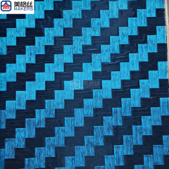 24K 200gsm Twill Electronplated Spread Tow Carbon Fiber Fabric Hybrid Silver and Black Prepreg