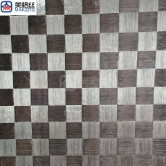 colored eletroplated spread tow fabric