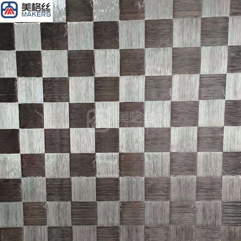 colored eletroplated spread tow fabric