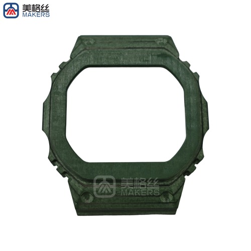 green fiberglass watch case glass fiber parts