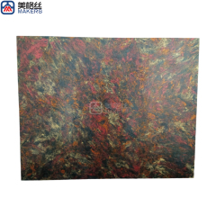 new orange/yellow multicolor forged carbon fiber plate/sheet