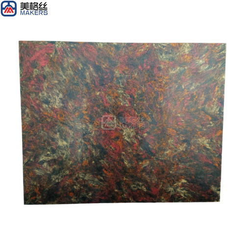 new orange/yellow multicolor forged carbon fiber plate/sheet
